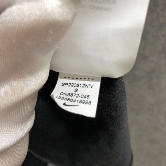 Nike Leopard Print Tee Womens S Black Swoosh Logo Short Sleeve Activewear Cotton - Picture 5 of 9